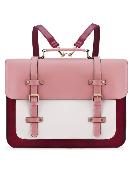 Bolsa para Laptop ECOSUSI Rosa 15.6" Cuero Vegano