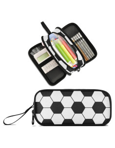 Estuche de Lápices XUWU Fútbol 3 Compartimentos 22,5 cm