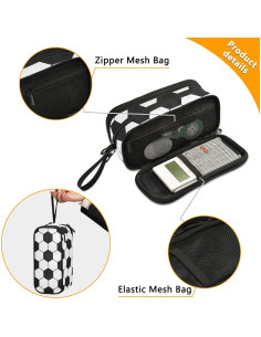 Estuche de Lápices XUWU Fútbol 3 Compartimentos 22,5 cm 2