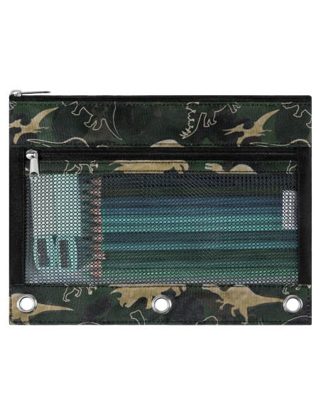 Estuche de Lápices WAWSAM Dinosaurio para Carpeta 3 Anillas