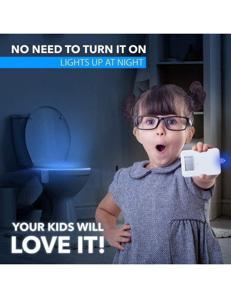Luz Nocturna para Inodoro Chunace 4 Pack LED Multicolor