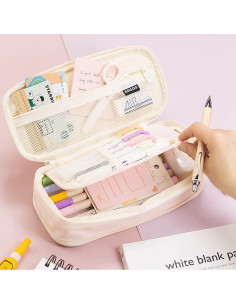 Estuche Expandible MAMUNU Rosa 21x7.6cm Gran Capacidad 2