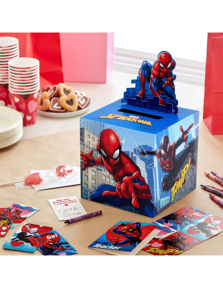Tarjetas de San Valentín Hallmark Spider-Man 32 Tarjetas