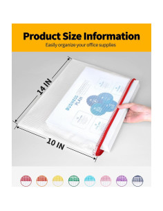 Bolsa de Cremallera SUNEE 10x14 cm Multicolor 24 Paquetes 2