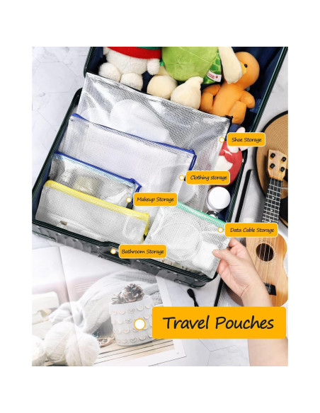 Bolsa de Cremallera SUNEE 10x14 cm Multicolor 24 Paquetes