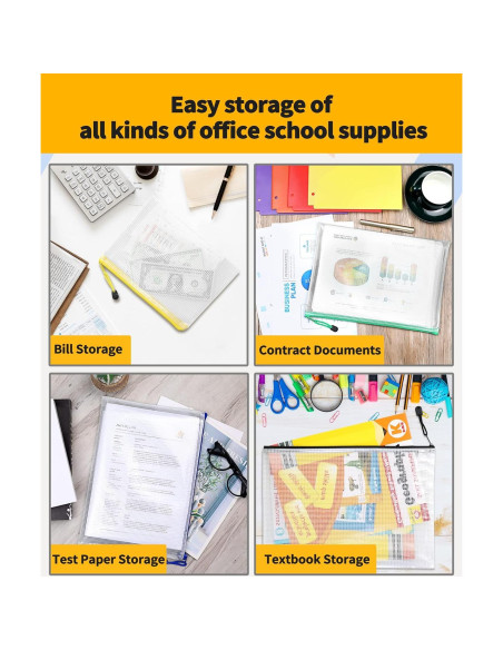 Bolsa de Cremallera SUNEE 10x14 cm Multicolor 24 Paquetes