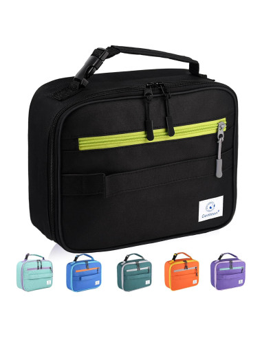 Bolsa de Almuerzo Genteen Aislada 5L Negra para Niños