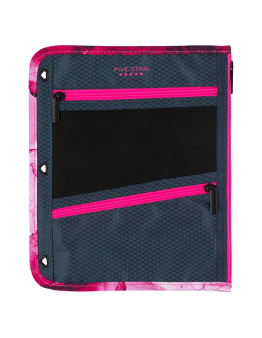 Estuche de Lápices Five Star Marino/Rosa 3 Bolsillos