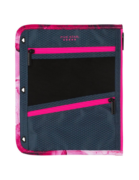 Estuche de Lápices Five Star Marino/Rosa 3 Bolsillos Estuche de Lápices Five Star Marino/Rosa 3 Bolsillos