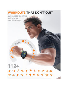 Reloj Inteligente Paybay Y7 Negro IP68 Fitness Llamadas 2