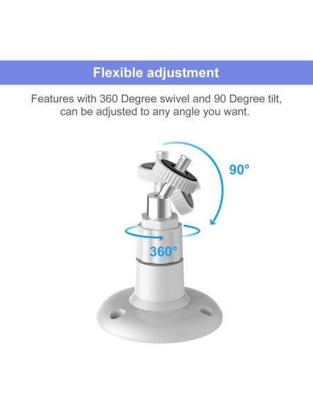 Soporte de Pared PEF para Blink Outdoor 4, Ajustable 360 Soporte de Pared PEF para Blink Outdoor 4, Ajustable 360