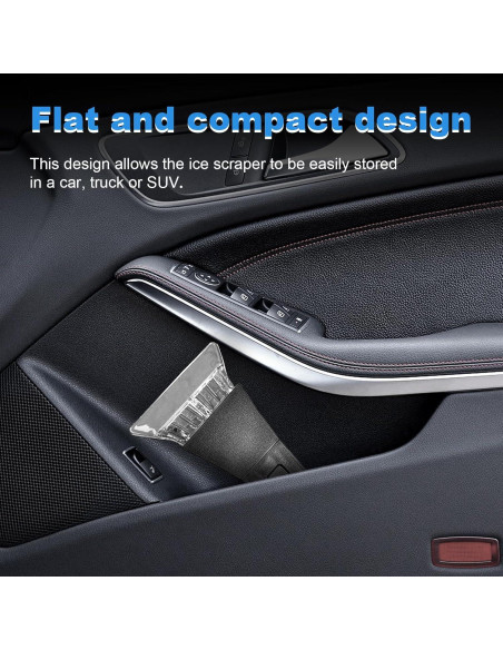 Raspador de Hielo Ziciner 2PCS para Automóvil, Sin Rayones
