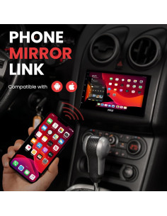 Receptor Estéreo Pyle Double DIN 7" HD Bluetooth GPS 2