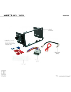 Kit Instalación Doble DIN Scosche ICGM8BN para GM 2000-12 2
