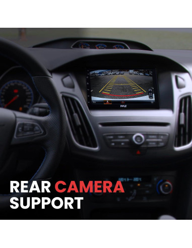 Receptor Estéreo Pyle Double DIN 7" HD Bluetooth GPS