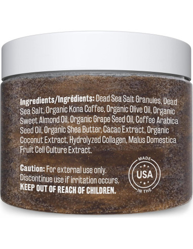 Exfoliante de Café Arábica M3 Naturals 340g con Colágeno