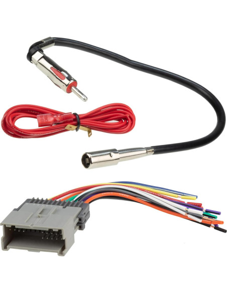 Kit Instalación Doble DIN Scosche ICGM8BN para GM 2000-12