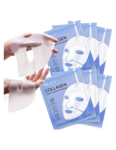 Mascarilla de Colágeno QINGWA 6 Piezas Hidratante Nocturna