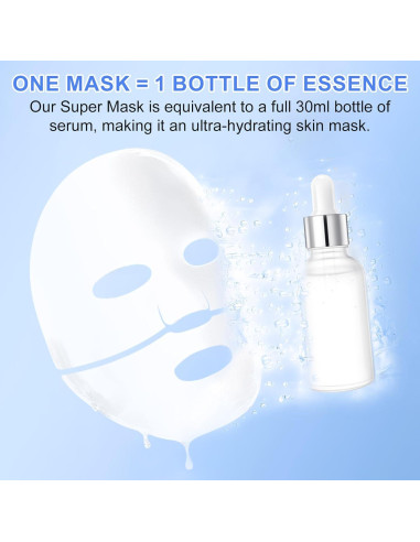 Mascarilla de Colágeno QINGWA 6 Piezas Hidratante Nocturna