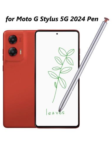 Pluma Stylus G 2024 para Moto G Stylus 5G - Ola Escarlata