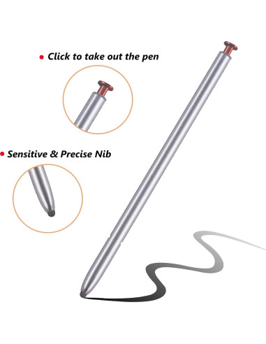 Pluma Stylus G 2024 para Moto G Stylus 5G - Ola Escarlata