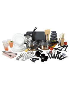Juego de Cocina 74 Piezas Gibson Home Acero Inoxidable