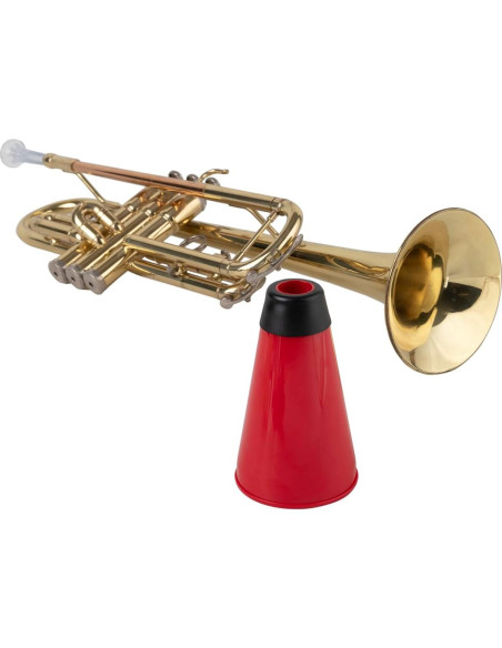 Silenciador de Trompeta SIERRA PAMPET Ligero Color Rojo