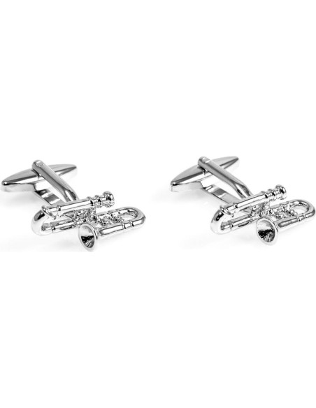 Gemelos de Trompeta MRCUFF en Caja de Regalo y Paño