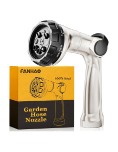 Boquilla de Manguera FANHAO 8 Patrones Metal Alta Presión