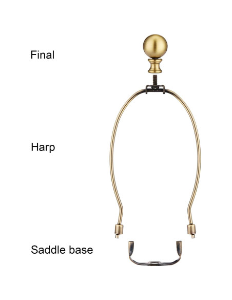 Soporte de Lámpara Canomo 20.3cm Latón Antiguo 1 Paquete