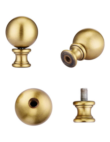 Soporte de Lámpara Canomo 20.3cm Latón Antiguo 1 Paquete