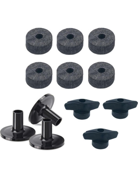 16 Piezas Accesorios para Platillos TUOREN - Fieltros y Mangas