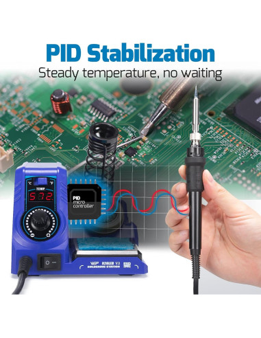 Estación de Soldadura WEP 926LED V3 Compacta con Accesorios