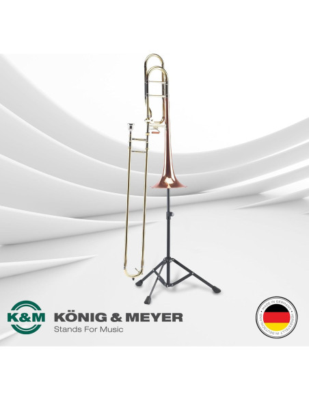 Soporte de Trompeta K&M 14990 Ajustable Plegable Negro