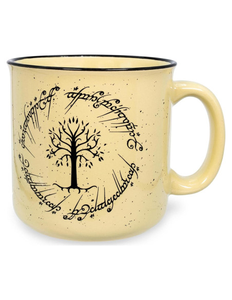 Taza de Cerámica Élfica Gondor Silver Buffalo 591 ml