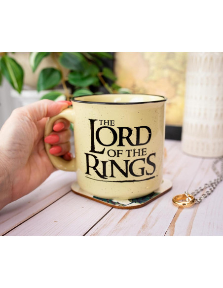 Taza de Cerámica Élfica Gondor Silver Buffalo 591 ml