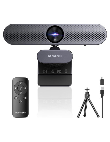Cámara Web DEPSTECH DW50 4K Ultra HD con Control Remoto