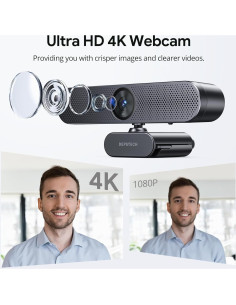 Cámara Web DEPSTECH DW50 4K Ultra HD con Control Remoto 2