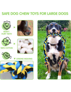 Juguetes para Perros SHARLOVY Set de 9 Resistentes 2