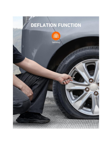 Medidor de Presión de Neumáticos AstroAI 2 Paquetes 10-75 PSI