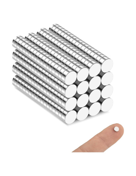 Imán Neodimio BEST CHOICE 5x2mm 240 Piezas para Manualidades