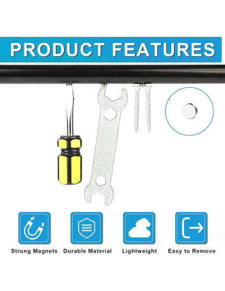 Imán Neodimio BEST CHOICE 5x2mm 240 Piezas para Manualidades