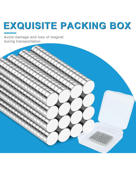 Imán Neodimio BEST CHOICE 5x2mm 240 Piezas para Manualidades