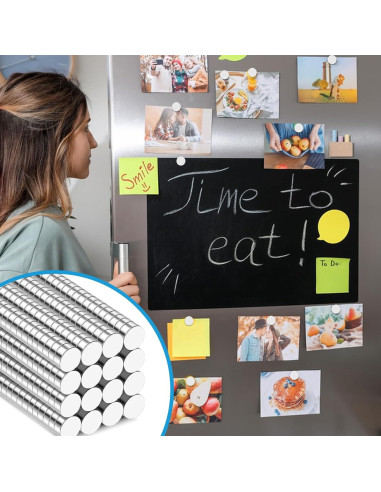 Imán Neodimio BEST CHOICE 5x2mm 240 Piezas para Manualidades