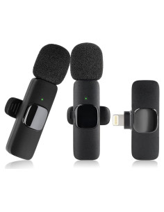 Micrófono Lavalier Inalámbrico ESONLITOR para iPhone y iPad