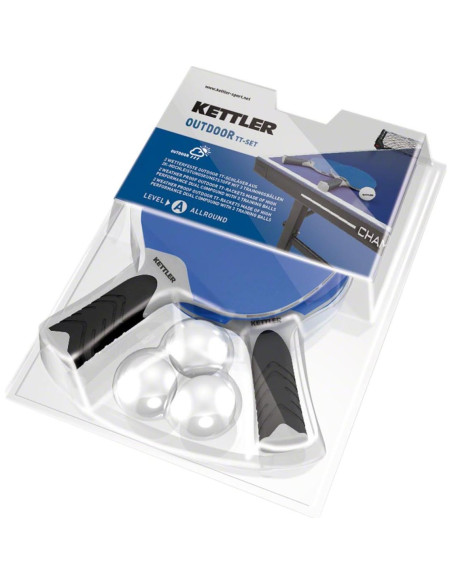 Kettler HALO 5.0 Set de Tenis de Mesa para 2 Jugadores