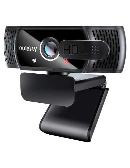 Cámara Web Nulaxy C900 HD 1080p con Micrófono y Cubierta