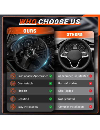 Volante de Carreras RASTP 34.5 cm Universal con Claxon