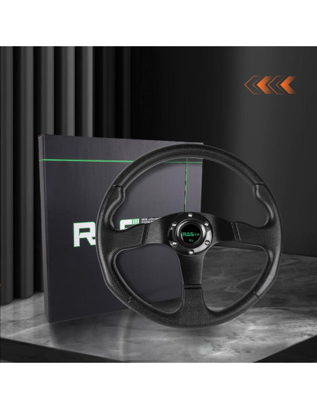 Volante de Carreras RASTP 34.5 cm Universal con Claxon