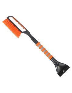 Cepillo de Nieve y Raspador de Hielo LoyaGour 2 en 1 Naranja